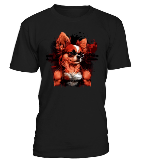 Chihuahua - Fitness Girl Bodybuilding Gym Dog T-Shirt Unisex