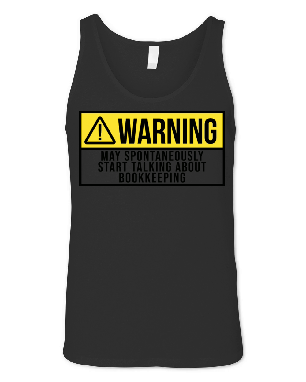 Start Talking About Bookkeeping Unisex Jersey Tank