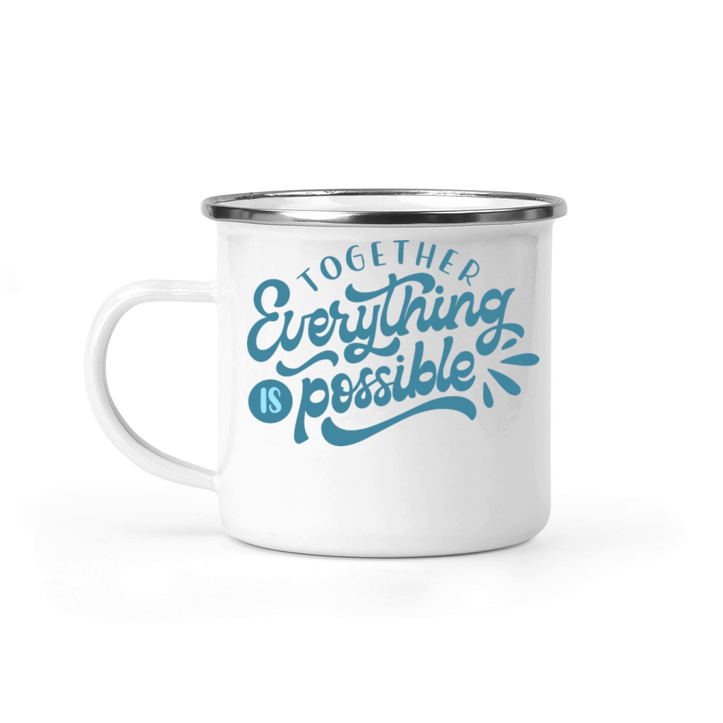 together everything is possible Camping Mug