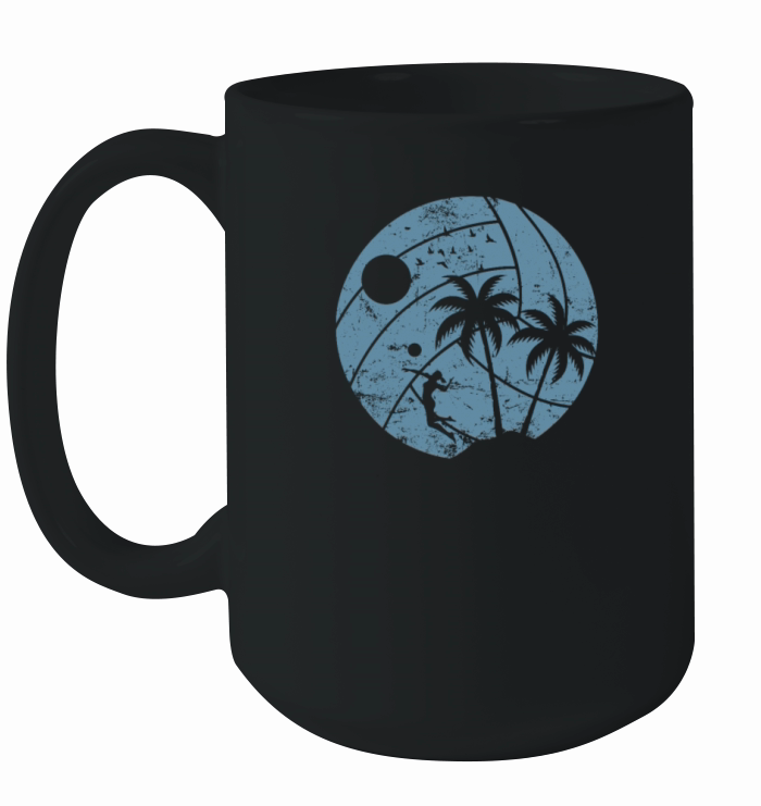 Beach Volleyball Sand Team Sport Player Ceramic Mug