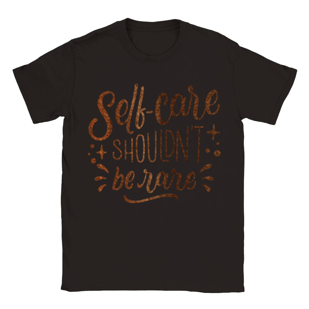 SELF CARE SHOULDNT BE RARE Classic Kids Crewneck T-shirt