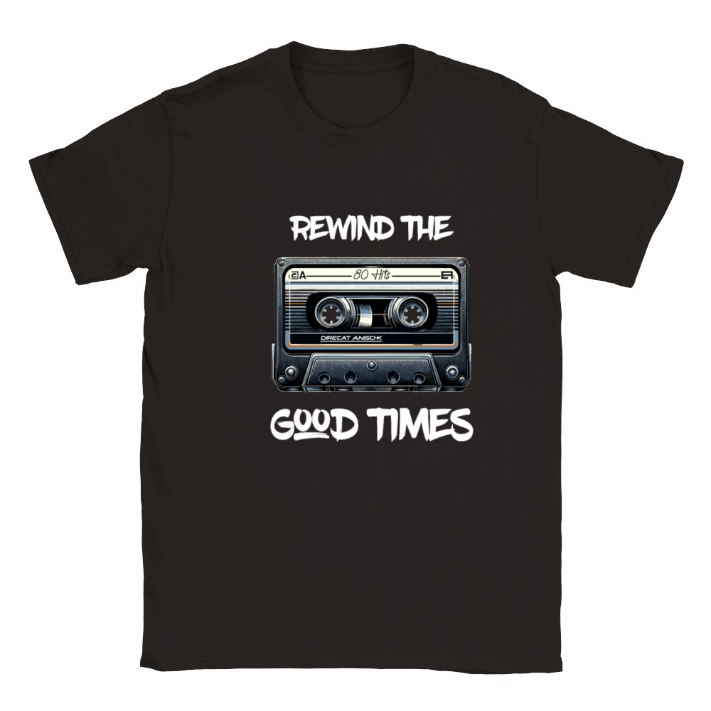 Vintage Retro Cassette From 80s 90s Classic Kids Crewneck T-shirt