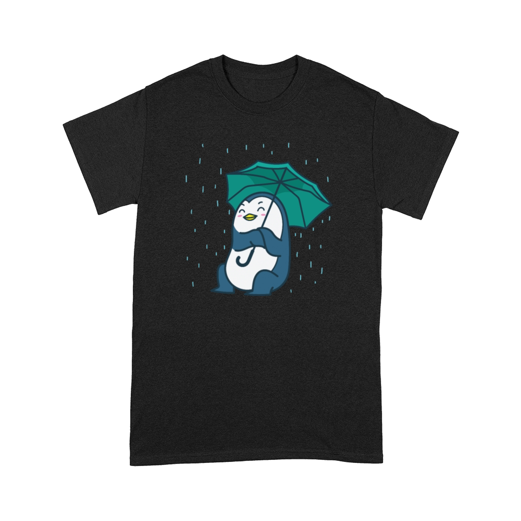 Penguin with an Umbrella Antarctica Comfort T-shirt