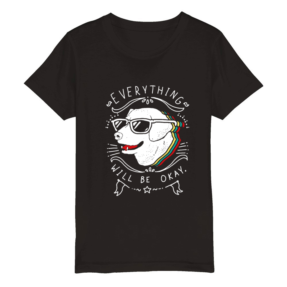 Everything Okay Organic Kids Crewneck T-shirt