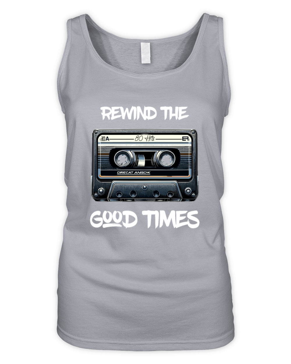 Vintage Retro Cassette From 80s 90s Organic Women's Tank Top