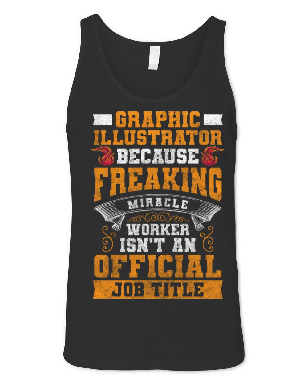 Illustrator Hobby Drawing Design Unisex Jersey Tank