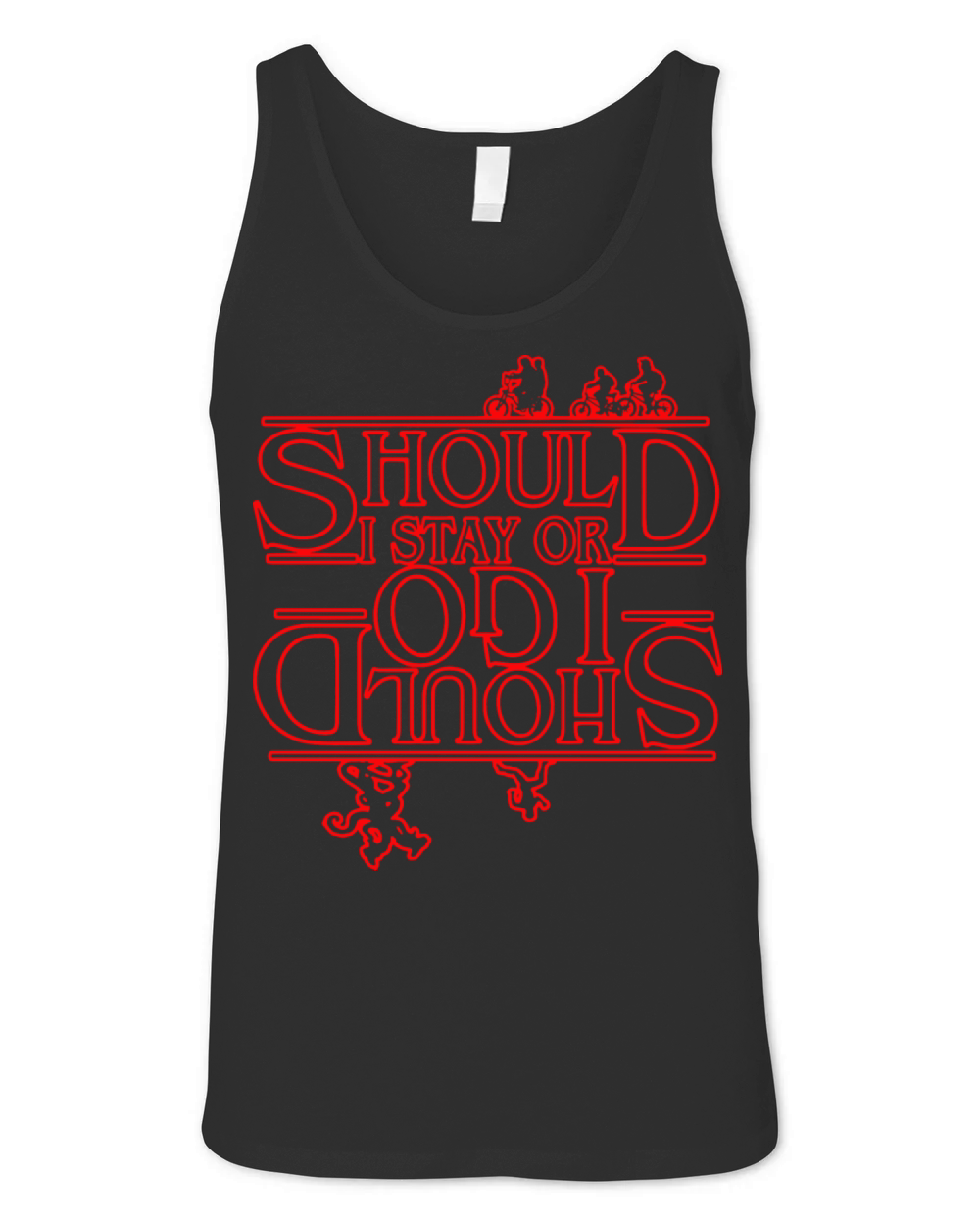 should i stay or should i go Unisex Jersey Tank