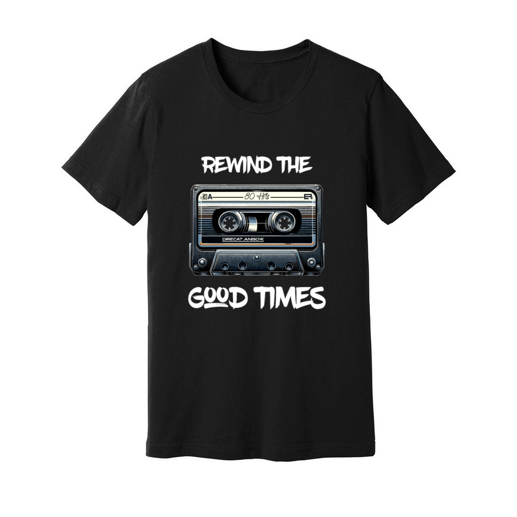 Vintage Retro Cassette From 80s 90s Unisex Jersey Tee