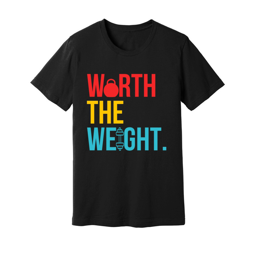 Worth The Weight Gymer Unisex Jersey Tee