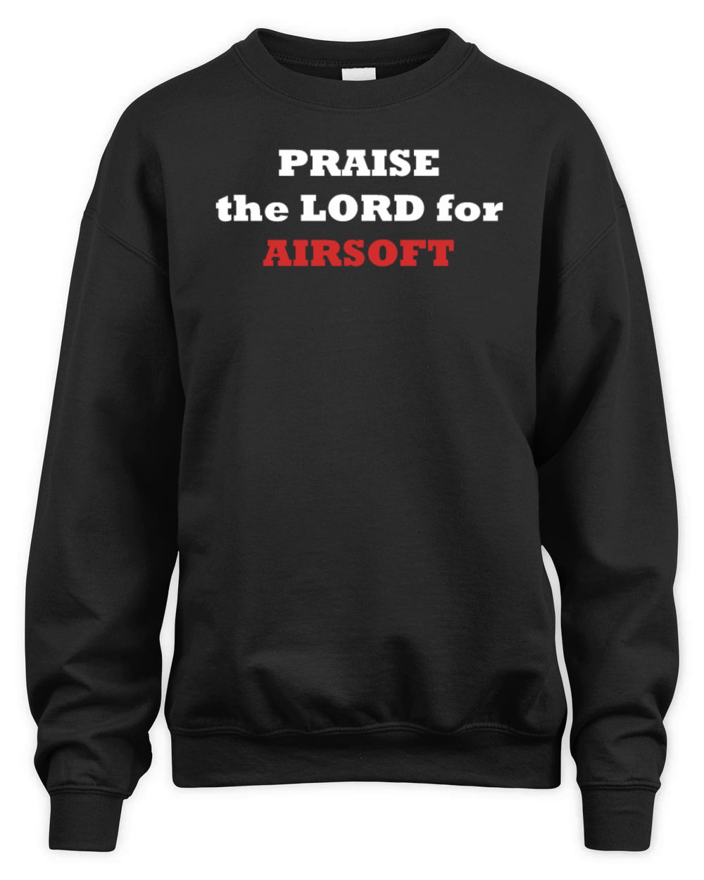 PRAISE the LORD for AIRSOFT Unisex Premium Crewneck Sweatshirt
