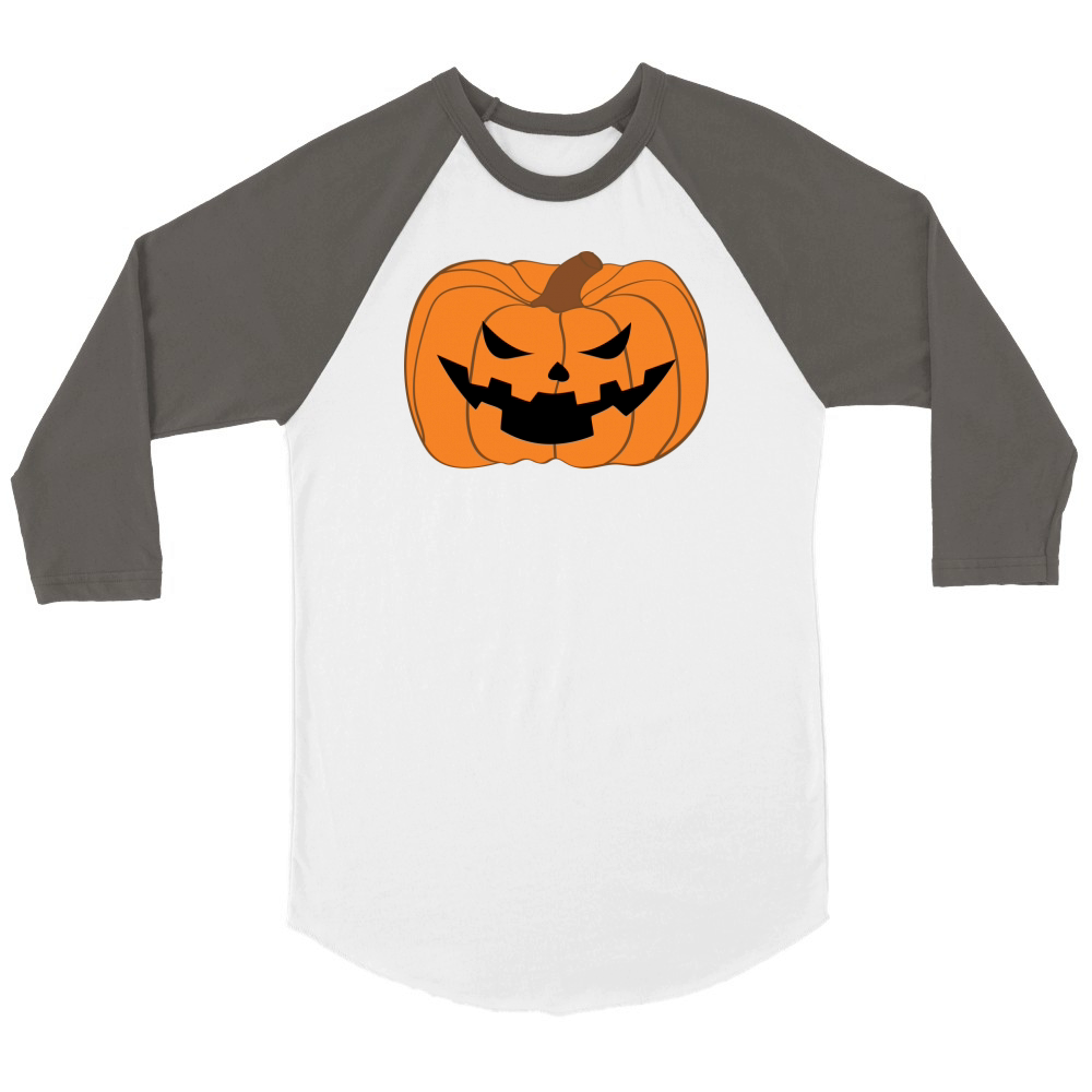 Halloween pumpkins (40) Unisex ¾ sleeve Raglan T-shirt