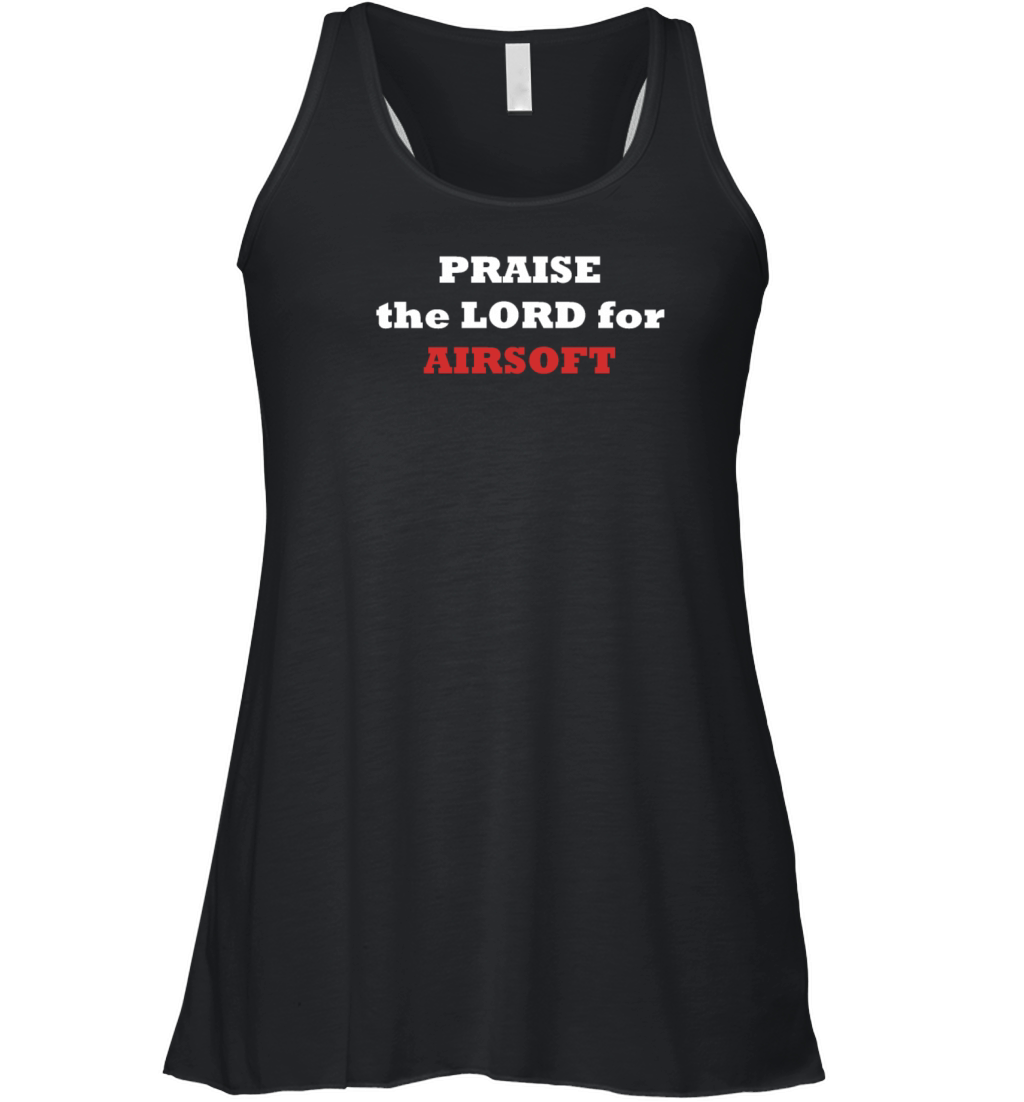 PRAISE the LORD for AIRSOFT Women's Flowy Tank Top