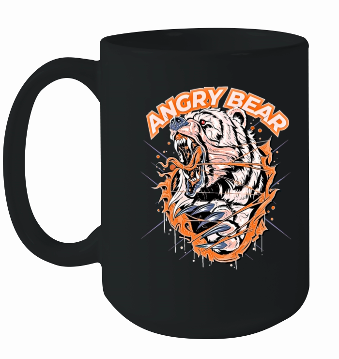Angry Bear Aesthetic bear Cool bear Ceramic Mug