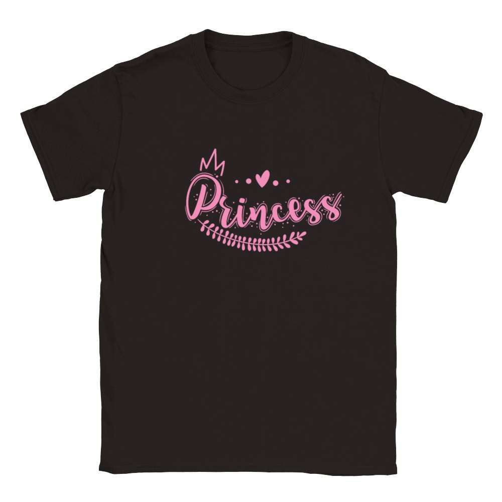 Princess cute sweet Girl Classic Kids Crewneck T-shirt
