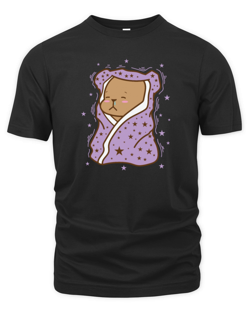 Bear in blanket Forest Animal Organic Unisex T-shirt