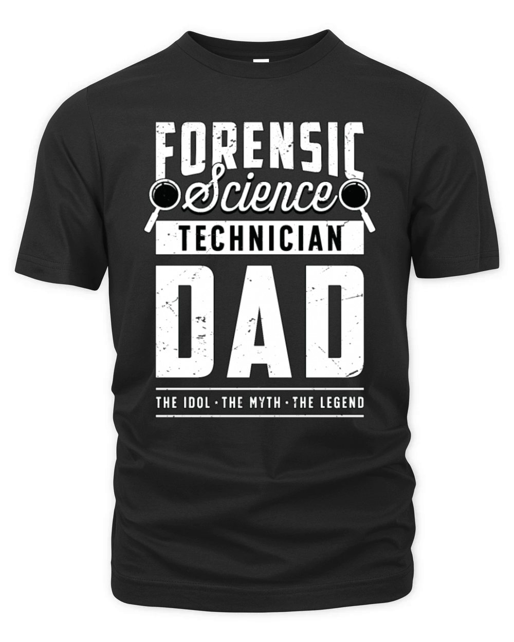 Forensic Science Technician Dad The Idol Forensics Organic Unisex T-shirt