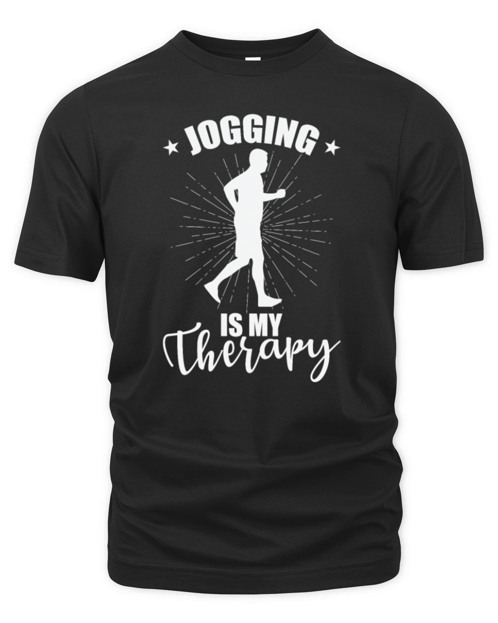 Jogging is my Therapy Fitness Sport Running Organic Unisex T-shirt