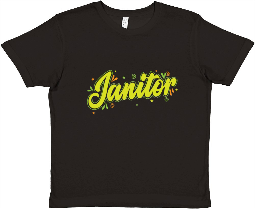 Janitor Profession Work Building Premium Kids Crewneck T-shirt