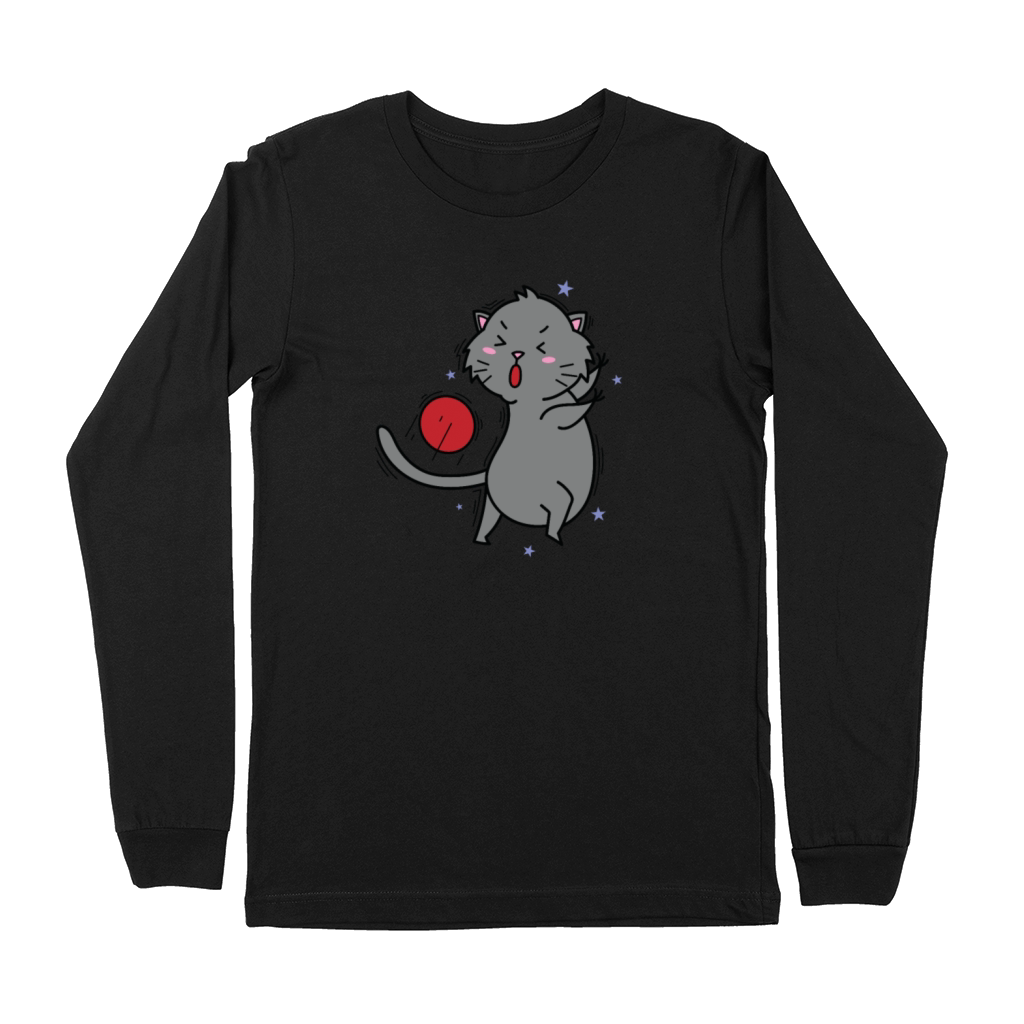 Cat playing Dodgeball or Fireball Premium Long Sleeve