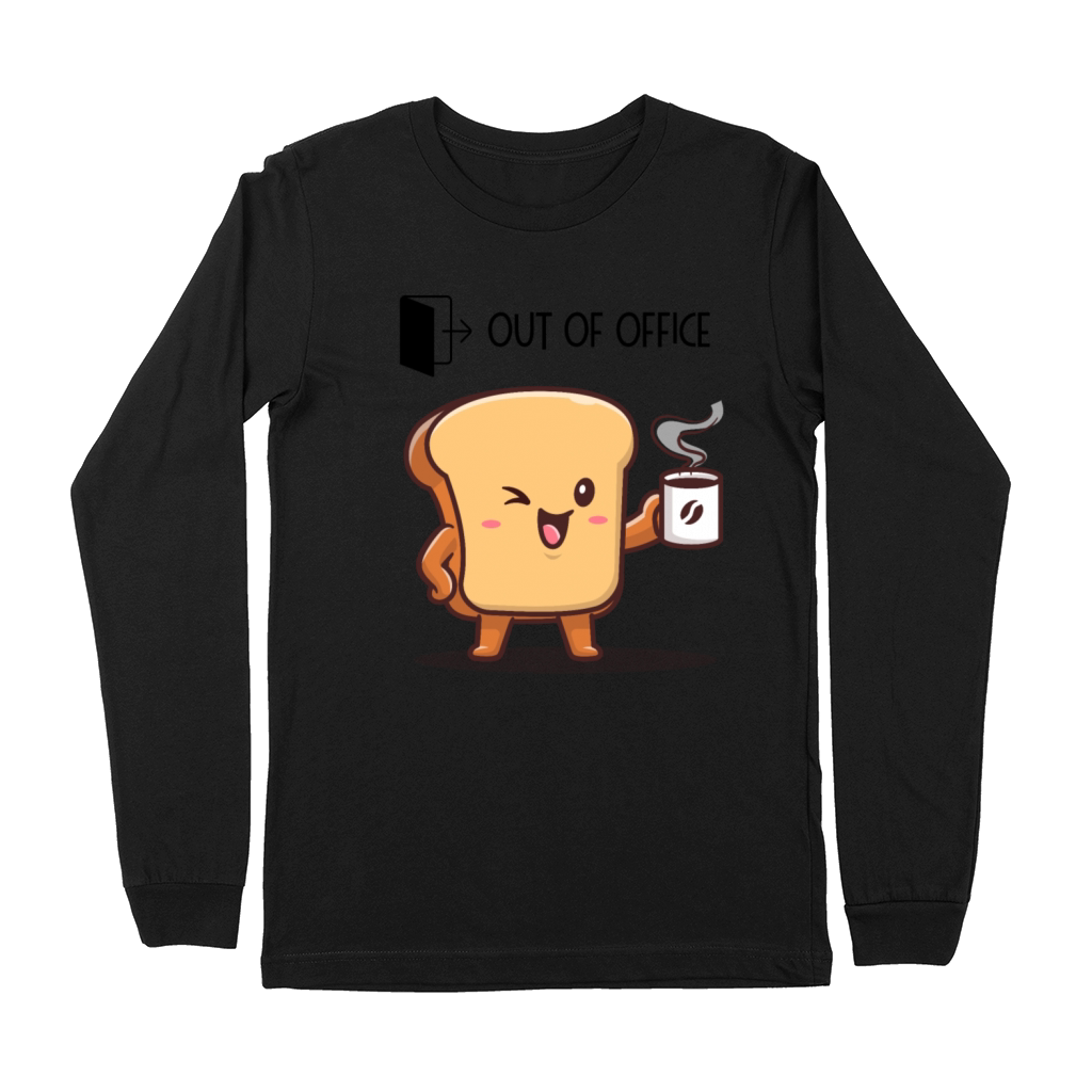 Out of office - Busy drinking coffee Premium Long Sleeve