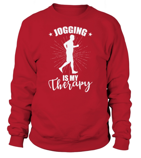 Jogging is my Therapy Fitness Sport Running Sweatshirt Unisex