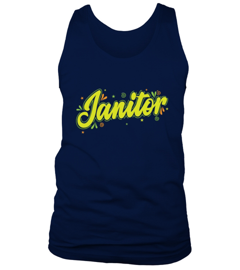 Janitor Profession Work Building Tank Top Unisex