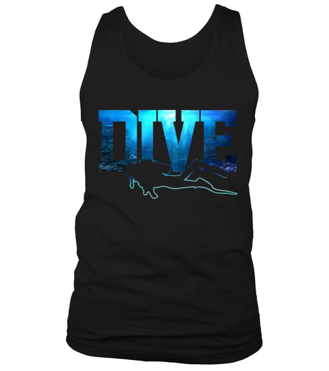 Scuba Diving Funny Vintage Diver Gift Tank Top Unisex