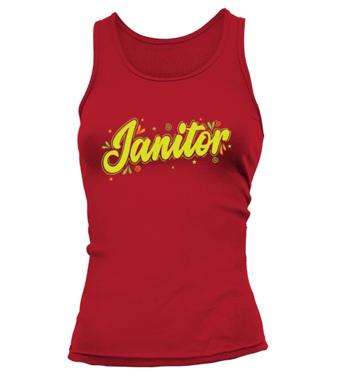Janitor Profession Work Building Tank top Woman