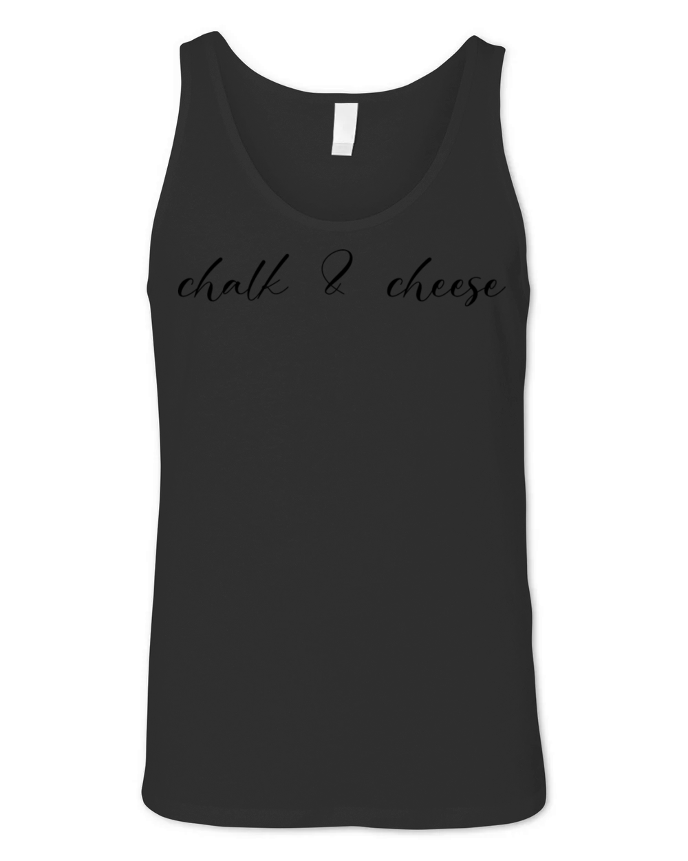CHALK AND CHEESE Unisex Jersey Tank