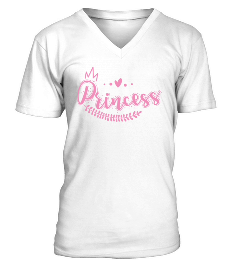 Princess cute sweet Girl V-Neck T-shirt