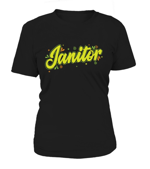 Janitor Profession Work Building Women's T-Shirt