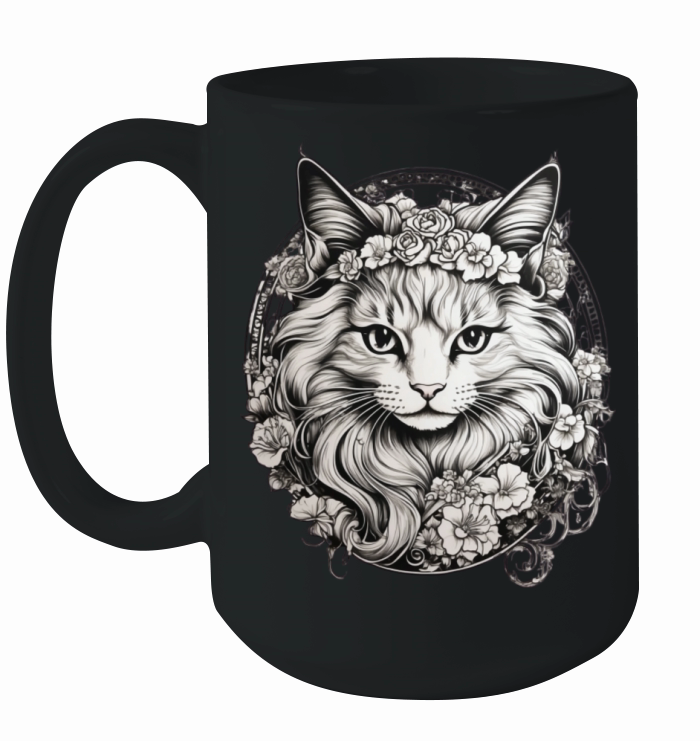 cat t shirt Ceramic Mug