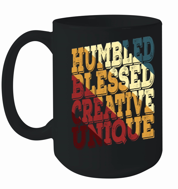 Humbled Blessed Creative Unique Ceramic Mug