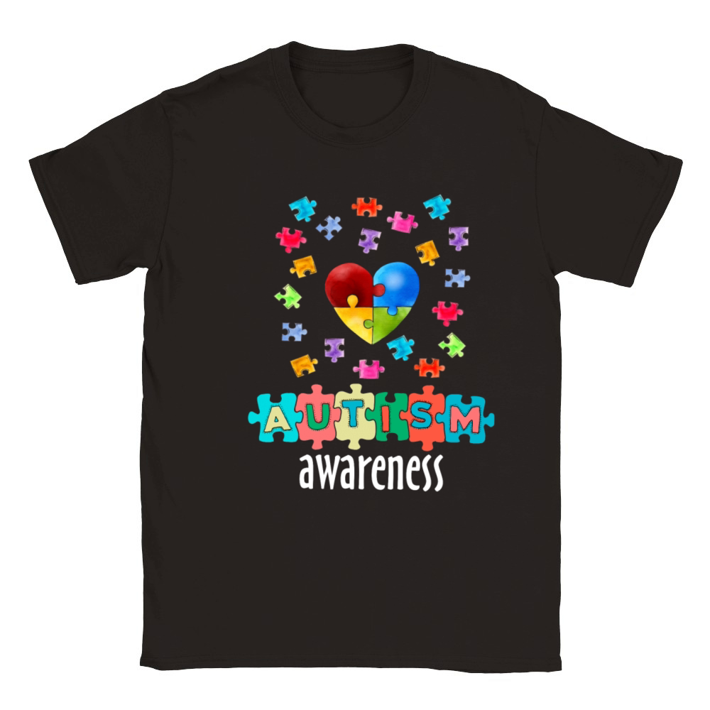 Autism Awareness Month Classic Kids Crewneck T-shirt