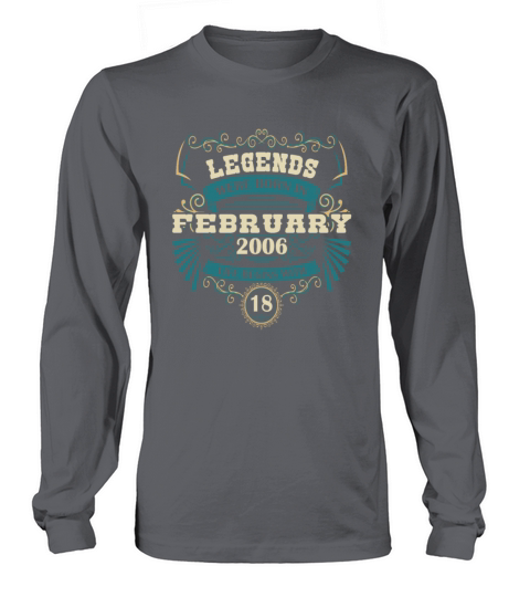 February 2006 Vintage 18th Birthday Long sleeved Unisex