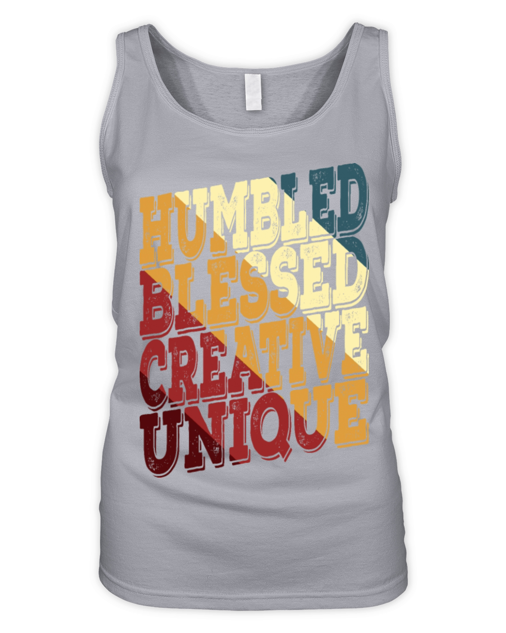 Humbled Blessed Creative Unique Organic Women's Tank Top