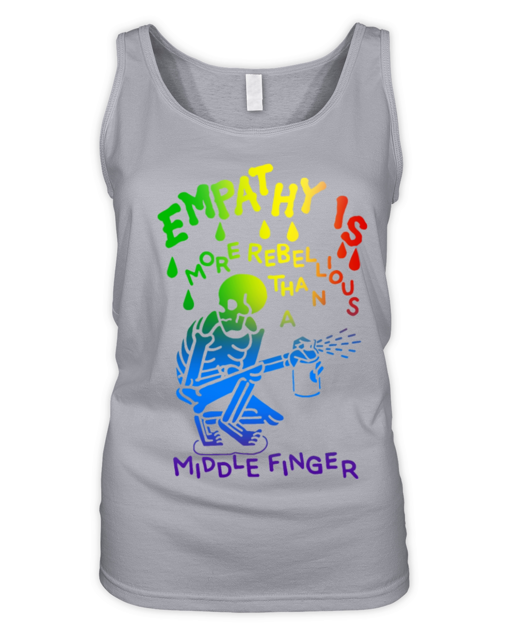 My middle finger salutes you Organic Women's Tank Top
