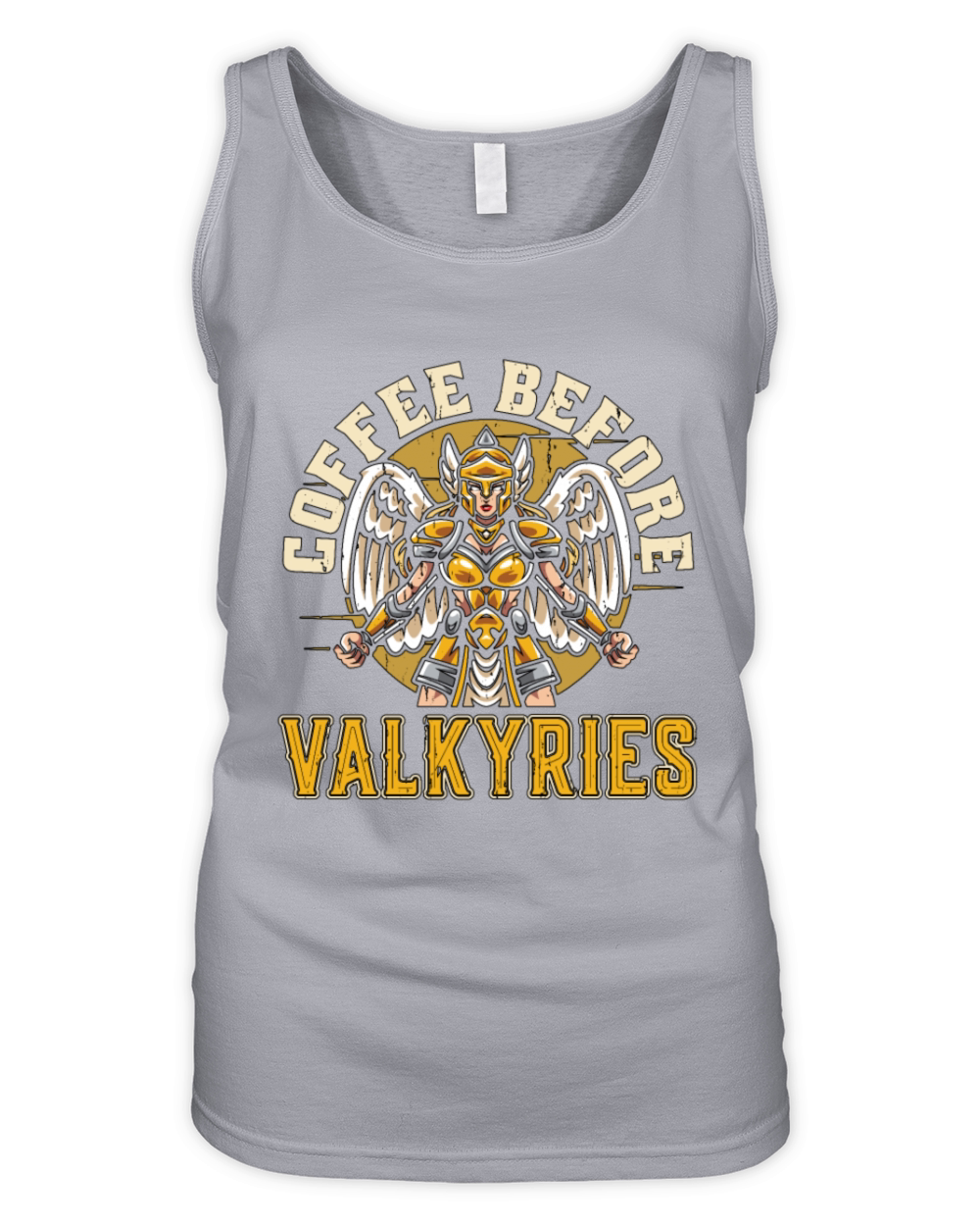 Valkyries Coffee Before Norse Goddess Coffee Lover Organic Women's Tank Top