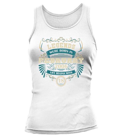 February 2006 Vintage 18th Birthday Tank top Woman