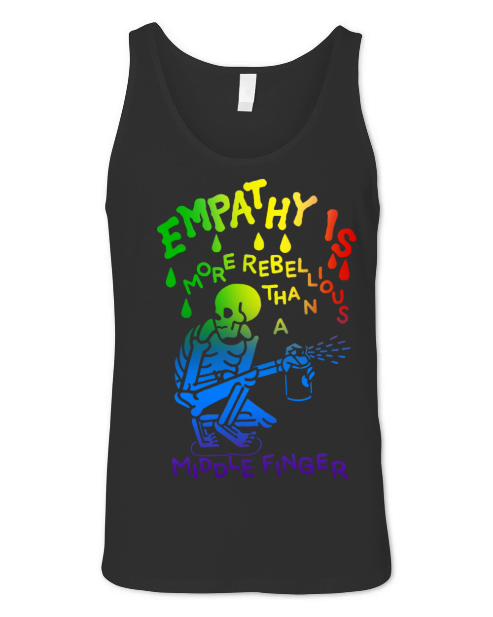 My middle finger salutes you Unisex Jersey Tank