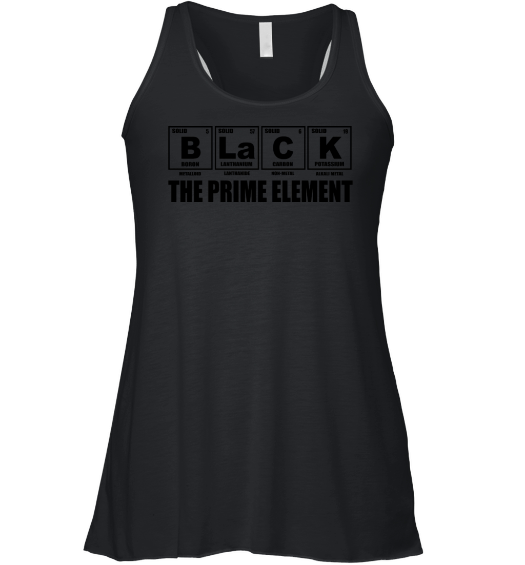 Black the Prime Element Women's Flowy Tank Top