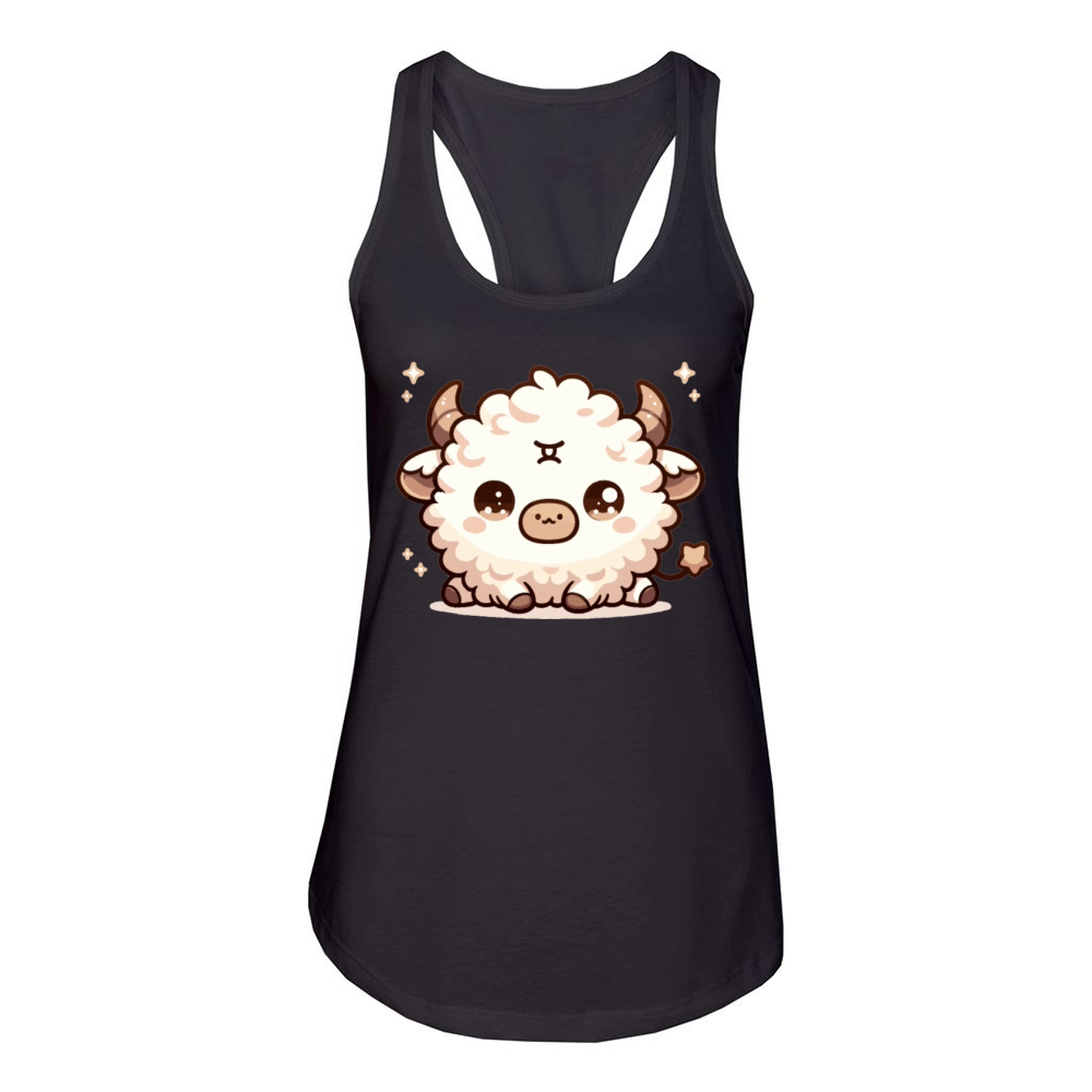 Taurus Zodiac Sign Birthday Gift For Astrology Women's Racerback Tank