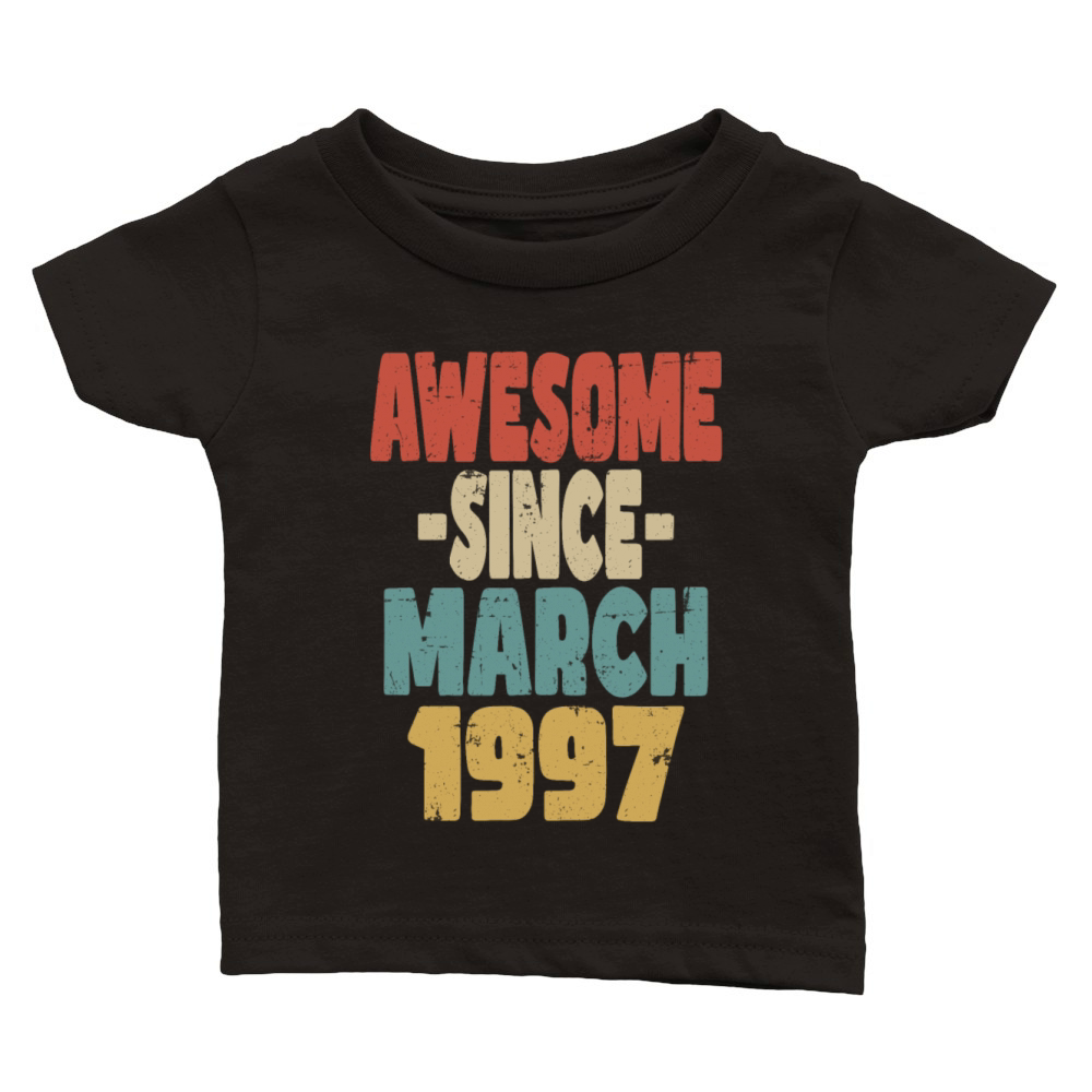 Awesome March 1997 Classic Baby Crewneck T-shirt