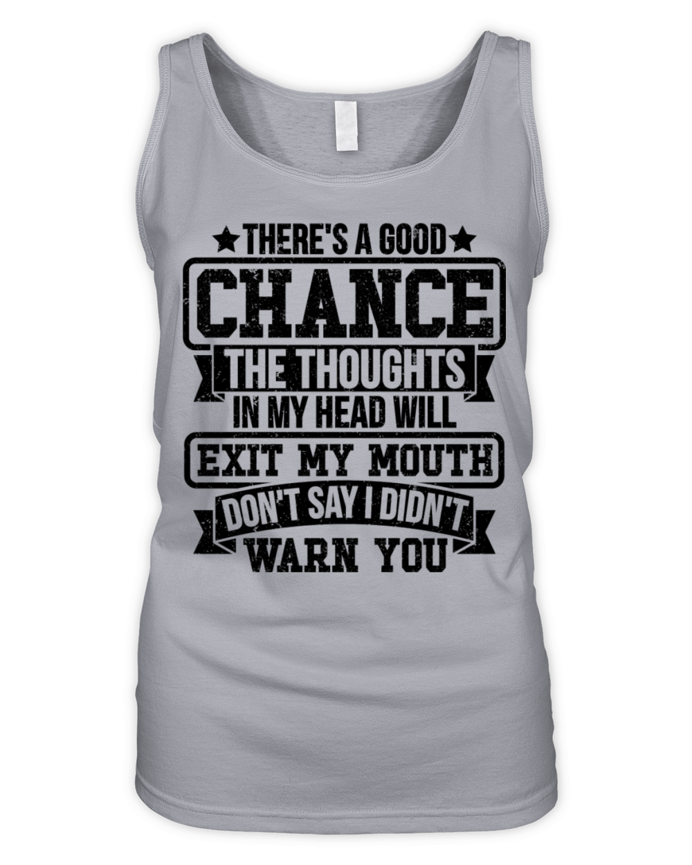 There s A Good Chance The Thoughts In My Head Will Organic Women's Tank Top