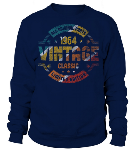 Vintage 1964 Classic Limited Edition Sweatshirt Unisex