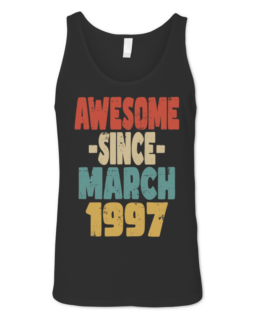 Awesome March 1997 Unisex Jersey Tank