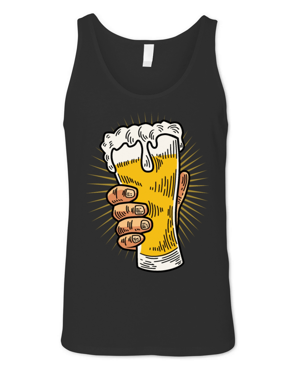 Happy Hour Alcoholic Person Gift Unisex Jersey Tank