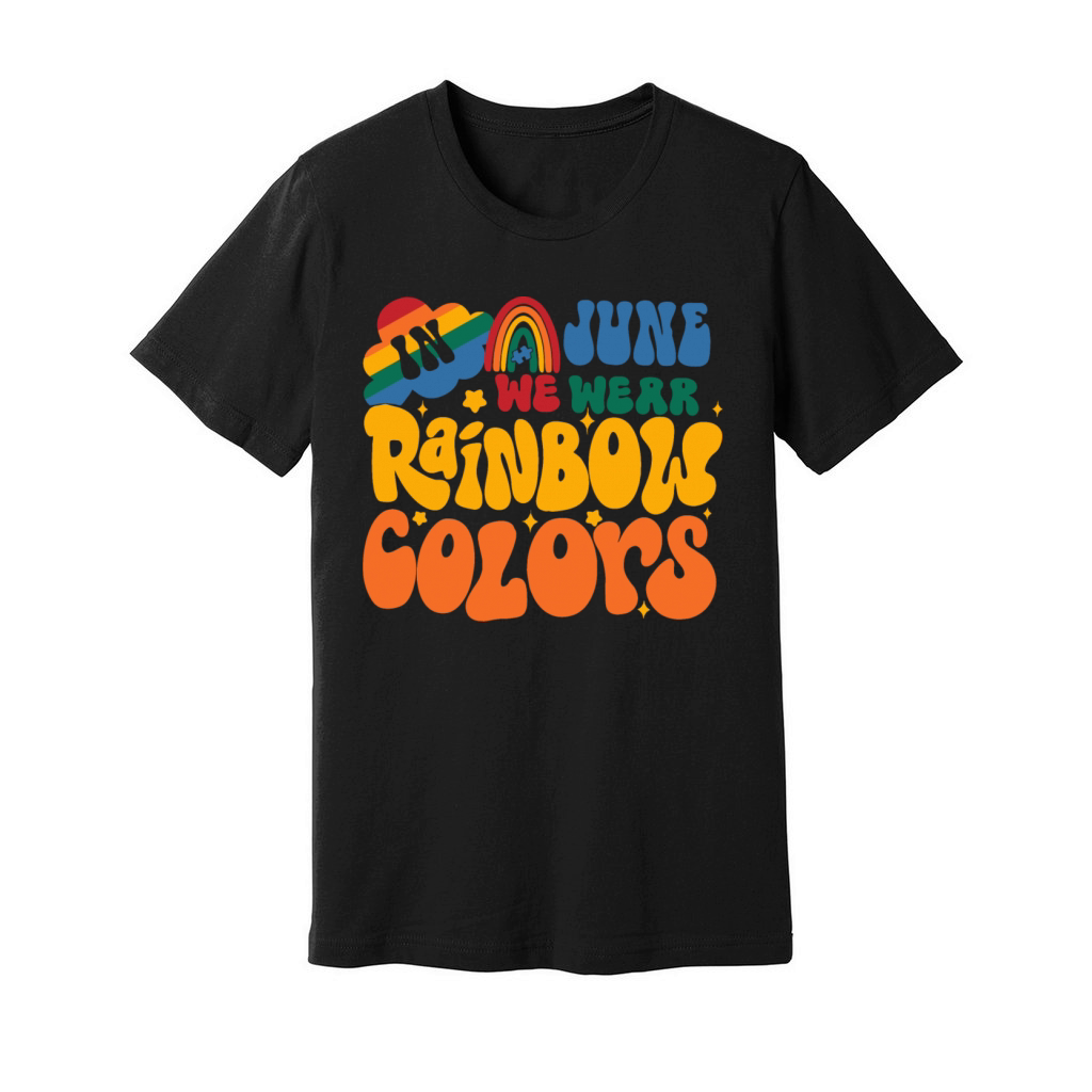 Rainbow Is My Favorite Color Unisex Jersey Tee