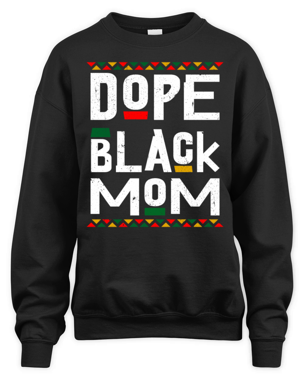 Dope Black Mom Mother Dope Black Family Gift afro Unisex Premium Crewneck Sweatshirt
