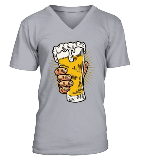 Happy Hour Alcoholic Person Gift V-Neck T-shirt